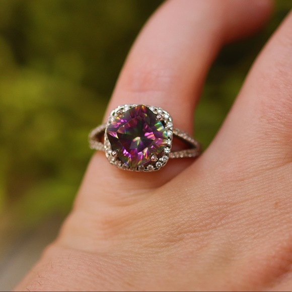 Mystic Topaz Sterling Silver Ring - Picture 3 of 3